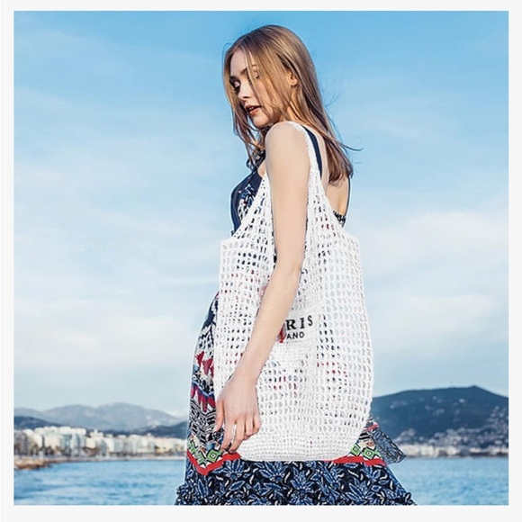 Orange Mesh Tote Bag from Amazon - Picture 4 of 4